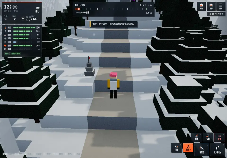 Aotai Winter Trek Sim